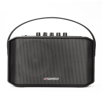 山水(SANSUI)SS1-05 广场舞音响 蓝牙拉杆音箱 户外便携式音响 大功率带无线麦克风 扩音器 家用K歌音响