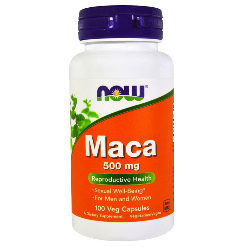 [提升精力]诺奥(NOW)Now Foods 秘鲁玛卡maca胶囊瓶装100粒成年男性保健品