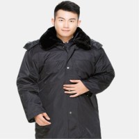 慕邦 保安防寒服大衣棉服男女款加厚冬季劳保军大衣