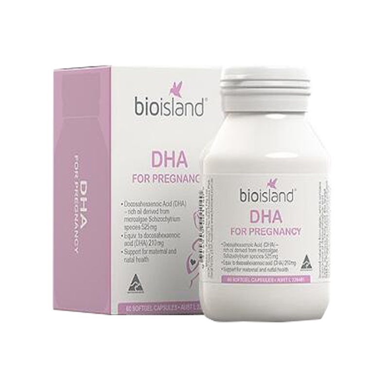BIO ISLAND 佰澳朗德 孕妇专用海藻油DHA胶囊 60粒/瓶