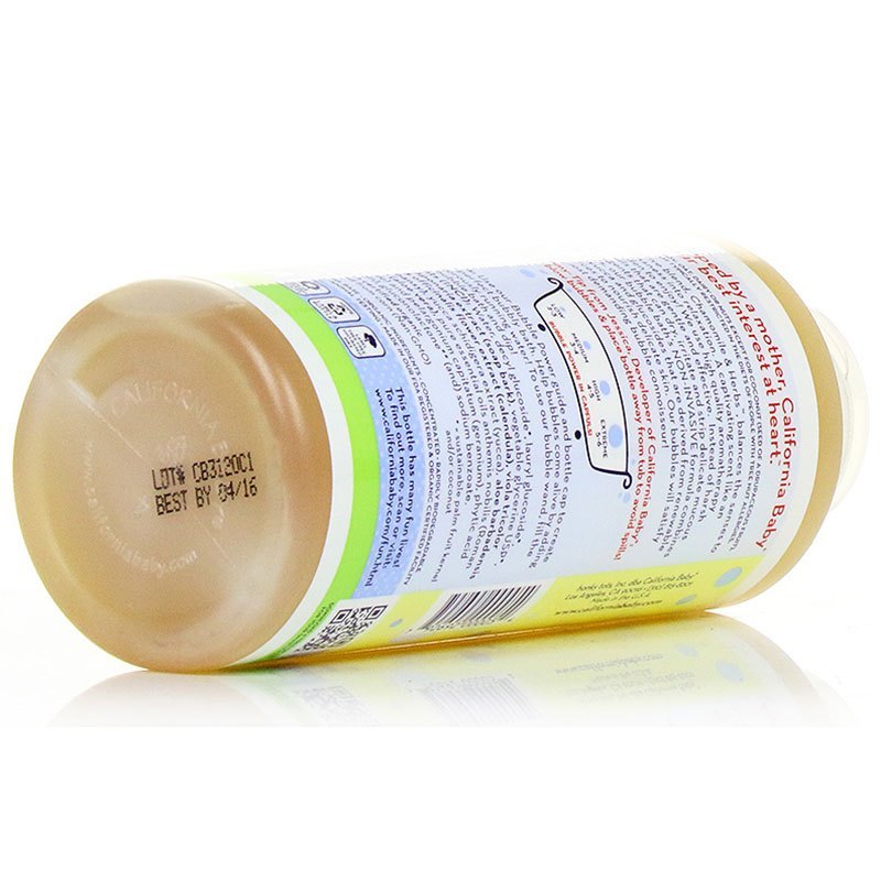 California Baby/加州宝宝婴幼儿 儿童沐浴露 甘菊草药泡泡浴 384ML 美国原装进口