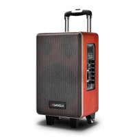 山水(SANSUI) SG4-08 广场舞音响户外移动拉杆音响蓝牙会议音箱 +1只耳麦(带拉杆)