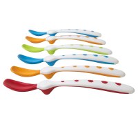Gerber 嘉宝 防滑训练宝宝学习勺 6件套 78747 品牌直采 婴儿勺子 PP