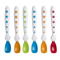 Gerber 嘉宝 防滑训练宝宝学习勺 6件套 78747 品牌直采 婴儿勺子 PP