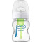 Dr.Brown’s/布朗博士 WB5200-P2 最新款爱宝选宽口径玻璃防胀气宽口奶瓶 150ml 2件套