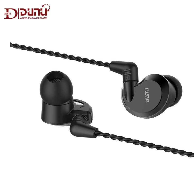 Dunu/达音科 隼 Falcon-C碳纳米管振膜 单动圈 HIFI手机音乐耳机黑色