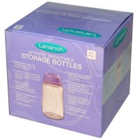 兰思诺(Lansinoh)婴幼儿孕妇PP材质母乳保鲜储奶袋/瓶 148ml/件 4个/盒装