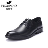 富贵鸟（FUGUINIAO）富贵鸟男鞋商务正装皮鞋英伦系带男鞋结婚鞋子_1