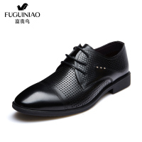 富贵鸟（FUGUINIAO）富贵鸟男鞋时尚头层牛皮男士系带商务正装鞋皮鞋_1