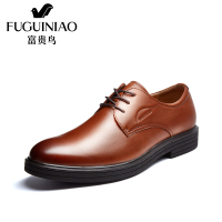 富贵鸟（FUGUINIAO）青年商务皮鞋男鞋英伦正装皮鞋男尖头系带婚鞋_2