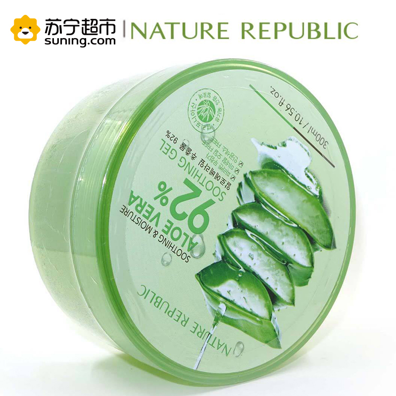 Nature Republic 自然共和国(自然乐园) 芦荟舒缓修护保湿凝胶芦荟胶 300ml(男女通用适合各类肤质)高清大图