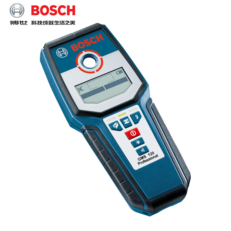 【苏宁自营】博世（BOSCH）GMS 120 墙体内探测仪 金属探测器 铜铁探测仪 木材钉子探测仪