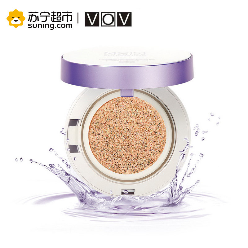 VOV 薇欧薇 慕斯水润修容保湿遮瑕气垫CC粉饼 CC霜 15g SPF45+/PA+++ 21#亮肤色(适合各类肤质)