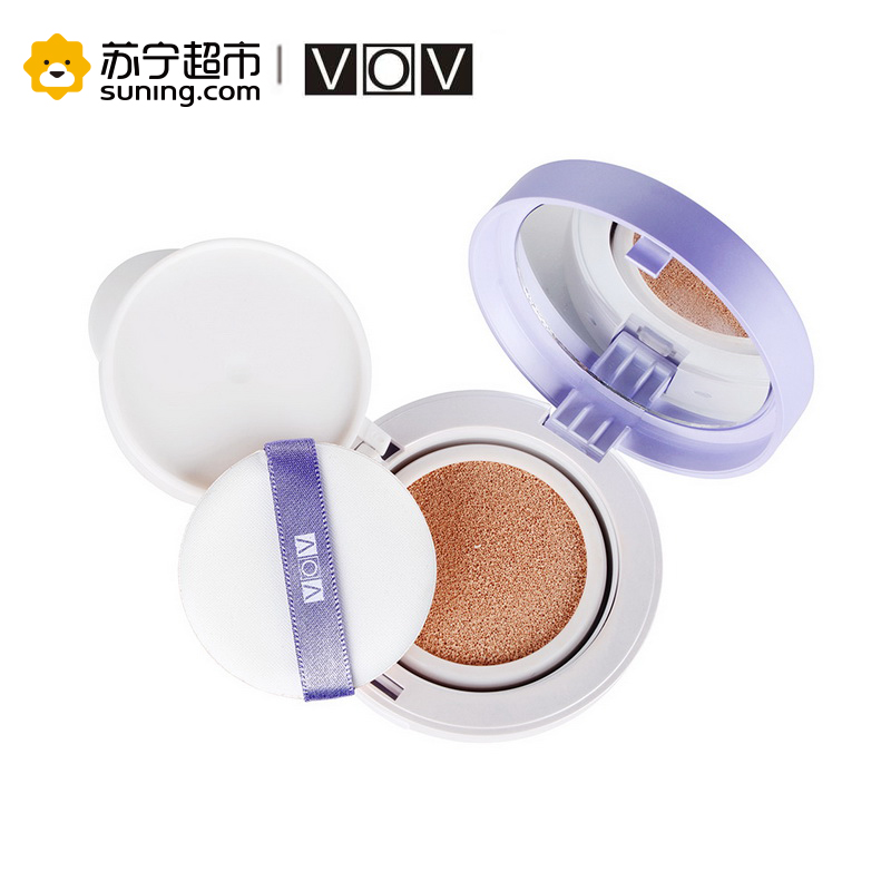 VOV 薇欧薇 慕斯水润修容保湿遮瑕气垫CC粉饼 CC霜 15g SPF45+/PA+++ 21#亮肤色(适合各类肤质)