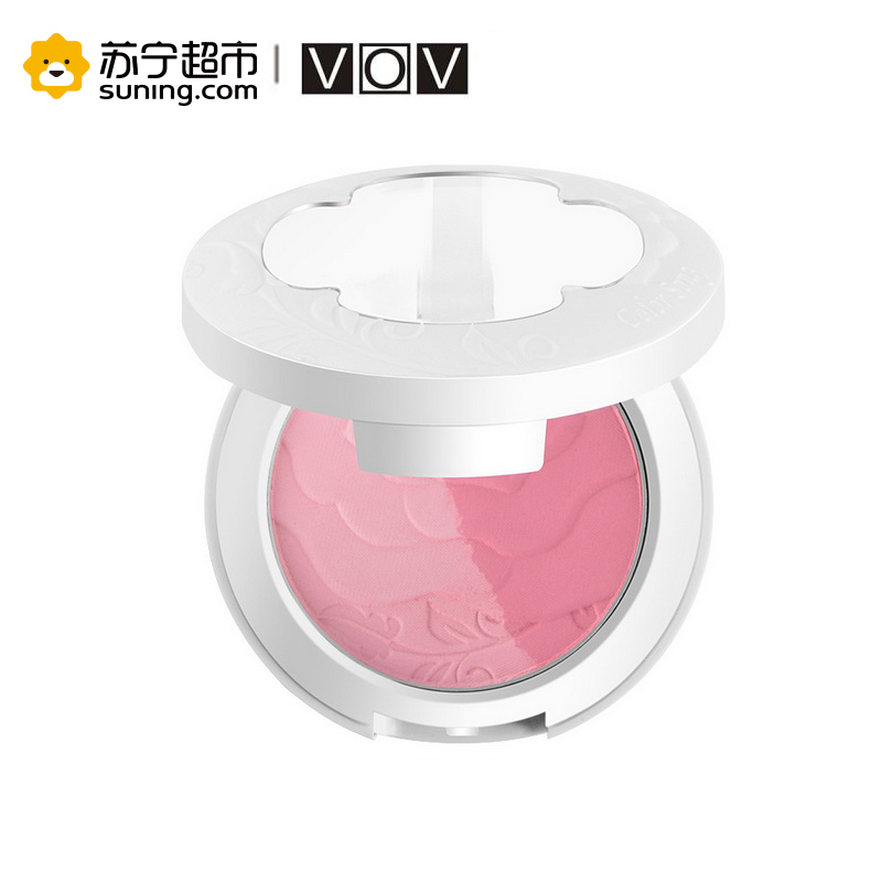 VOV 薇欧薇 彩妆 花漾胭脂 腮红 18#拼色粉色系(色泽持久 适合各类肤质)