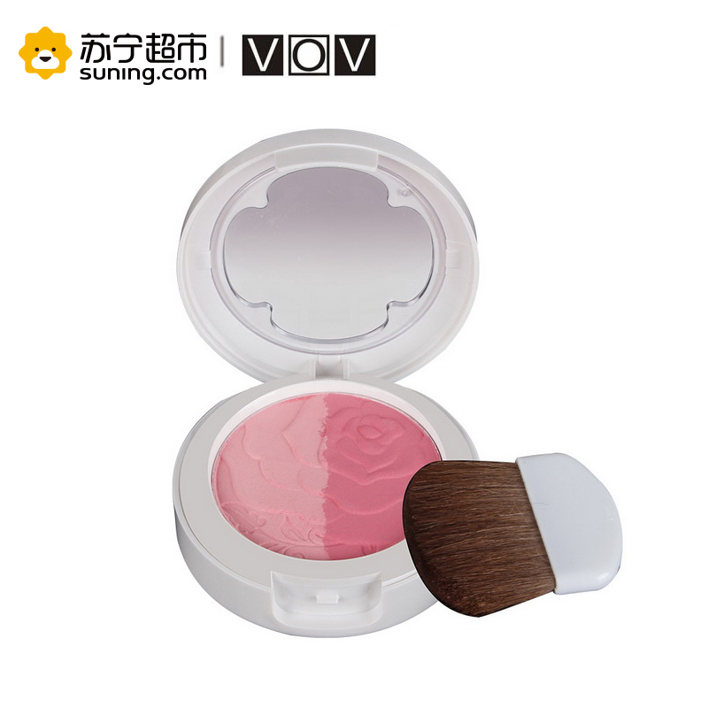 VOV 薇欧薇 彩妆 花漾胭脂 腮红 18#拼色粉色系(色泽持久 适合各类肤质)