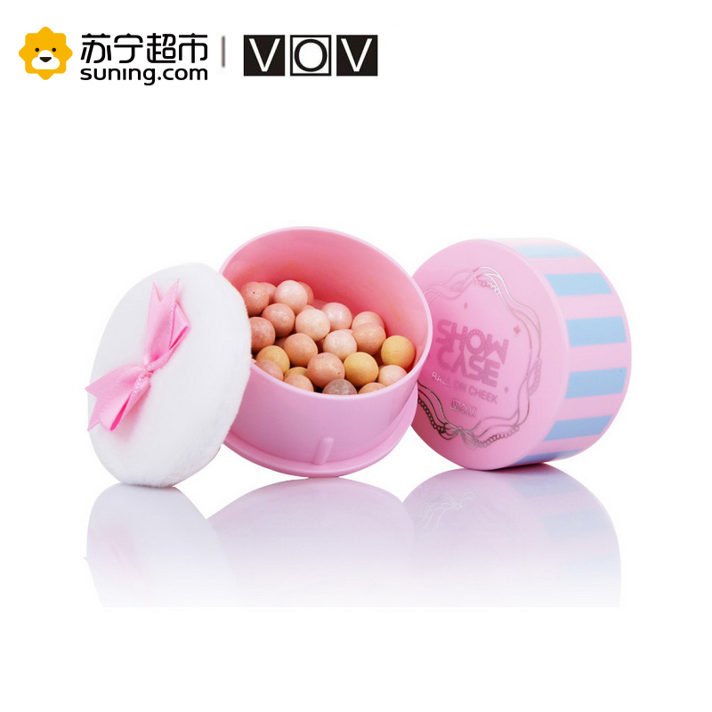 VOV 薇欧薇 彩妆 幻彩腮红球2#橘色珠光闪亮(色泽持久 适合各类肤质)