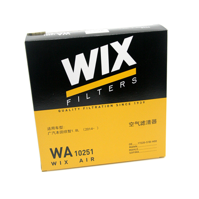 维克斯(WIX)空气滤清器/空滤芯WA10251本田缤智/XR-V1.8L