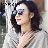 帕森（PARZIN）偏光太阳镜女 轻盈复古炫彩膜潮墨镜驾驶镜眼镜2018新品9893
