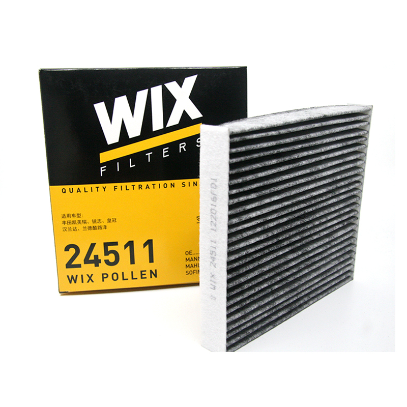 维克斯(WIX)含活性炭空调滤清器/滤芯 24511 卡罗拉/凯美瑞/汉兰达/逸致/RAV4/傲虎/力狮/威驰