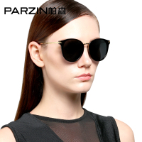 帕森(PARZIN)复古偏光太阳镜女士轻盈TR90太阳眼镜炫彩潮墨镜2019新款9881