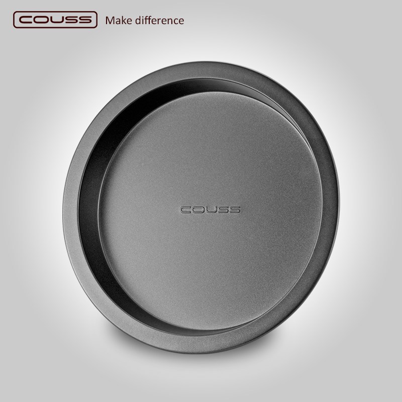 卡士(COUSS) 烘培工具 CM-703 7寸加厚披萨烤盘模具 加厚圆形 冷轧板材质 不沾涂层 蛋糕模具