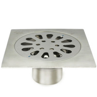 柏森 100mm*100mm 不锈钢 地漏 Bs-931 (单位:个)