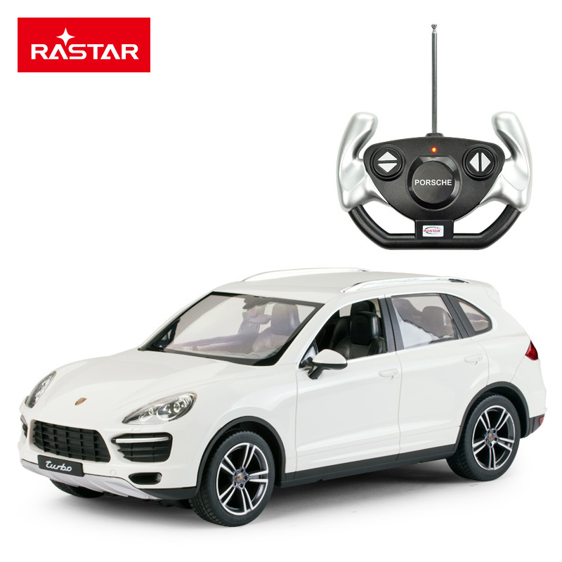 星辉(Rastar)保时捷卡宴1:14动态遥控车42900-2白色