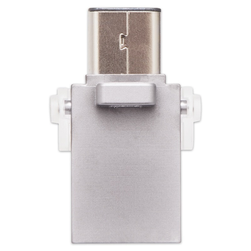 金士顿(Kingston)DTDUO3C 64GB U盘 USB3.1 和 Type-C 双接口 半透明车载U盘