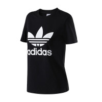 adidas阿迪达斯TREFOIL TEE三叶草系列女短袖T恤CV9888