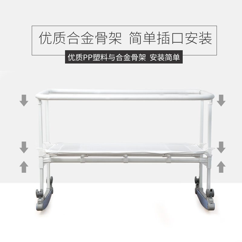 欧式婴儿床带蚊帐床围多功能宝宝bb床摇篮床便携式摇床环保婴儿床新生儿童床