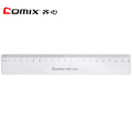 齐心(Comix) B3250 20cm直尺10个 塑料直尺 透明直尺 文具直尺 学生直尺 厘米尺 刻度尺 尺子
