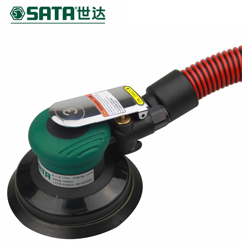 世达6“工业级自吸尘式气动打磨机(偏心距2.5MM)SA02659