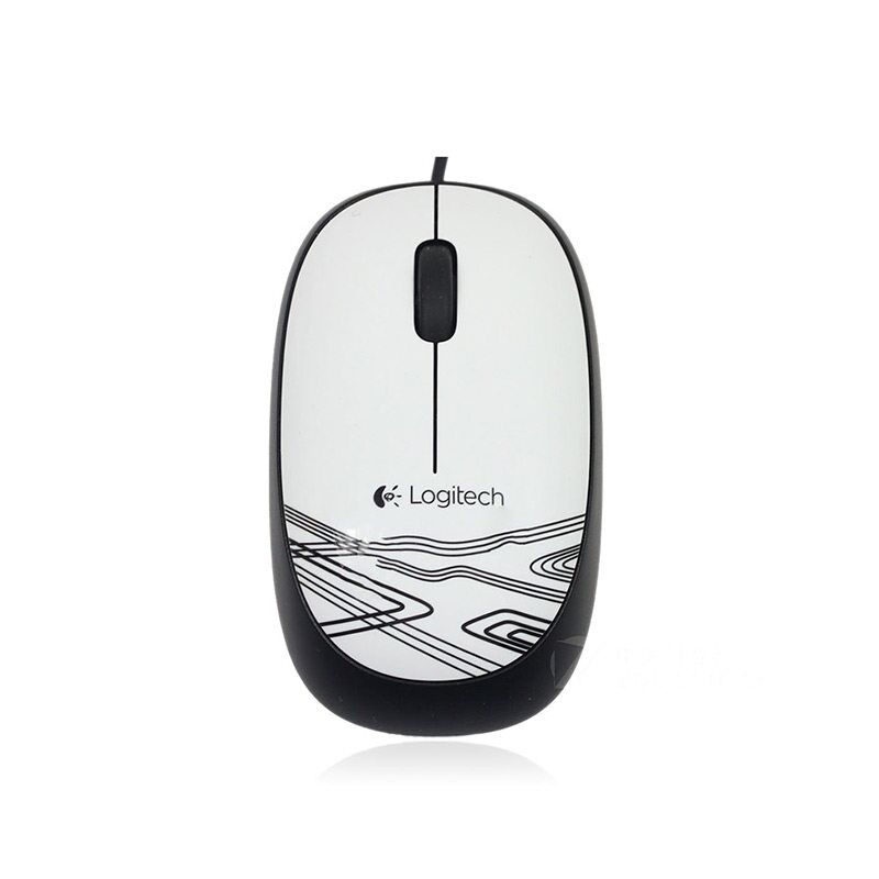 罗技(LogiTech) 彩色 有线鼠标 M105