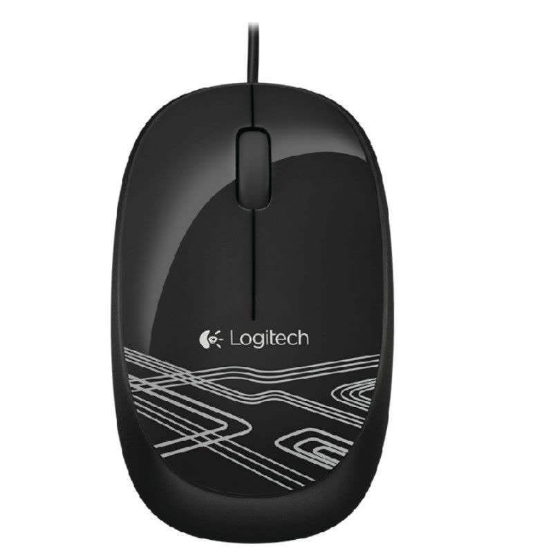 罗技(LogiTech) 彩色 有线鼠标 M105图片