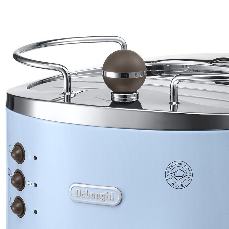 德龙(DeLonghi)ECOV311咖啡机 意式半自动泵压式咖啡机 天蓝