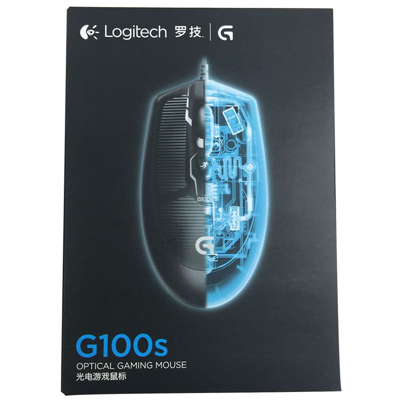 罗技(Logitech) 光电游戏鼠标 G100S 黑色图片