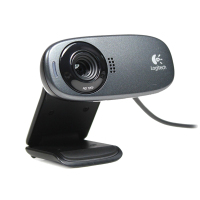 罗技(LogiTech) 摄像头 C310 USB 2.0 500万像素 黑色