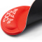 宜适酷 EXCO 二狗要发红色布制鼠标垫护腕 经典人体工学 加厚商务家用办公腕垫 布面腕托防滑鼠标垫 MSP016