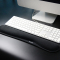 EXCO 鼠标垫护腕键盘托 大 号舒适记忆棉笔记本家用办公游戏护腕托 手托 人体工学腕垫MSP030黑