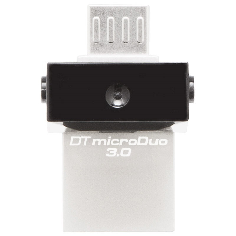 金士顿 DTDUO3 64GB OTG USB3.0 micro-USB 和 USB双接口多功能车载U盘