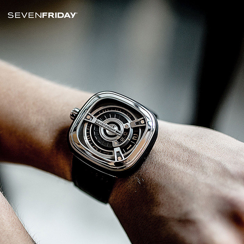 SEVENFRIDAY正品瑞表7个七个星期五男士手表皮带机械表M1/03高清大图