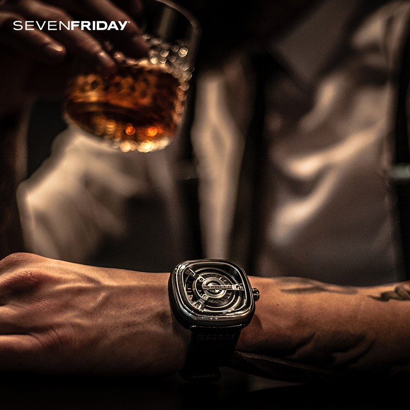 SEVENFRIDAY旗舰店正品瑞表7个七个星期五男士手表皮带机械表M1/3