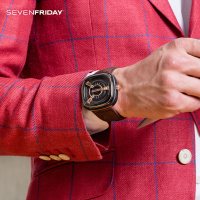 SEVENFRIDAY旗舰店正品瑞表7个七个星期五男士手表皮带机械表M2/2