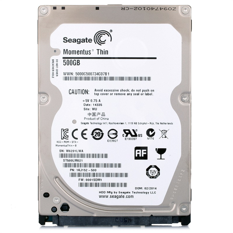 希捷(seagate) 笔记本硬盘 ST500LM021 7200转 32M SATA