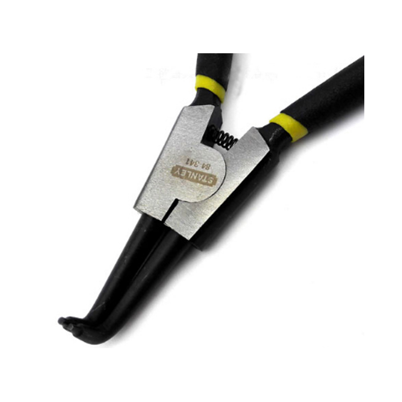 工具库 史丹利Stanley 德式轴用弯嘴卡簧钳84-338-23 5寸