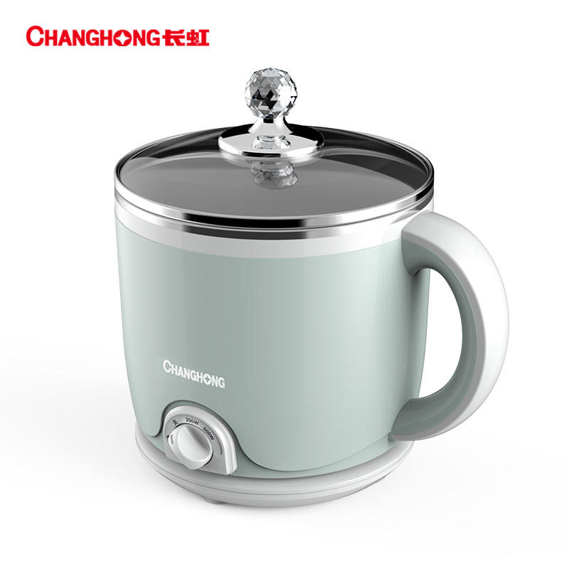 长虹(CHANGHONG)电蒸锅DG20-B9 双层分体式组合 食品级不锈钢 电蒸笼多用途锅小蒸锅 2L