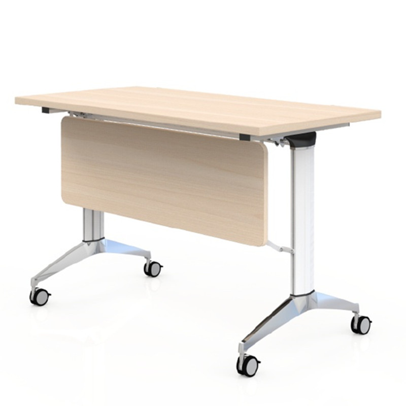 钜晟 移动折叠桌 培训桌 会议桌学生阅览桌课桌 1.2米*0.6带挡板