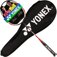 尤尼克斯YONEX羽毛球拍单拍yy全碳素羽拍CAB8000N 已穿线控球型攻守兼备业余初级用拍颜色随机