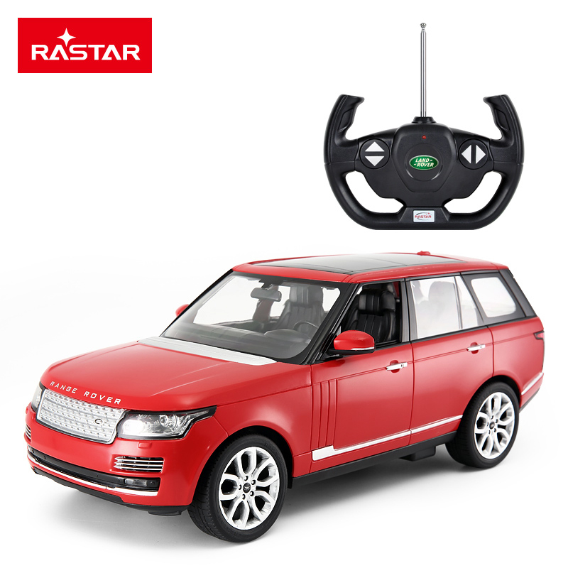 星辉(Rastar)1:14遥控汽车 路虎揽胜男孩儿童玩具漂移汽车模型可充电49700-2红色
